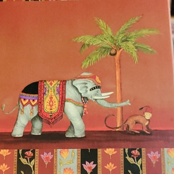 Elephant & Monkey Photo Album in Vibrant Colors - Picture 7 of 7